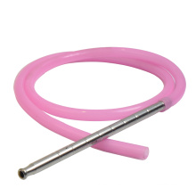 Stainless steel mouth tip soft top quality silicone hose hookah shisha accessories